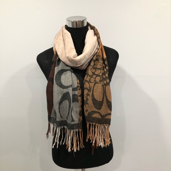 Coach long shawl/ scarf